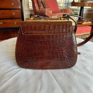 Brown leather Neiman Marcus crossbody